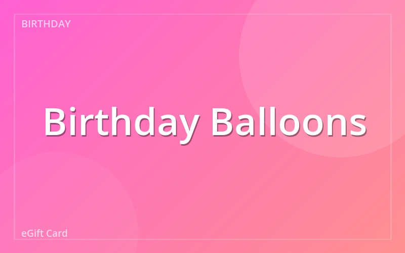 Birthday Balloons