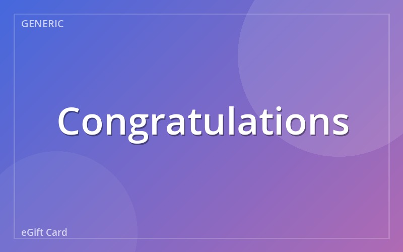 Congratulations