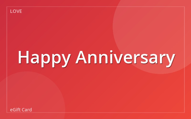 Happy Anniversary